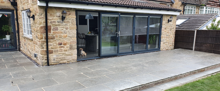 Sledmere Grey Antiqued Limestone - External